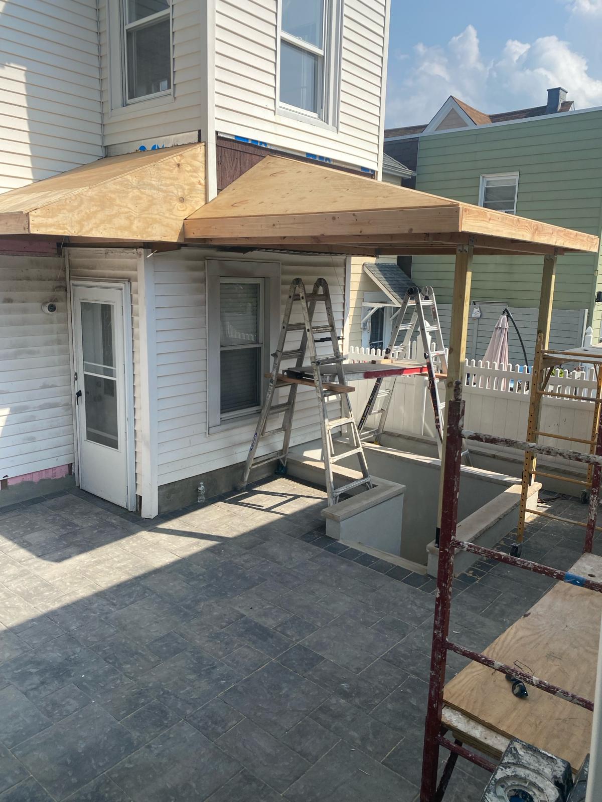 Picture Showing renovation of a outdoor patio number 5